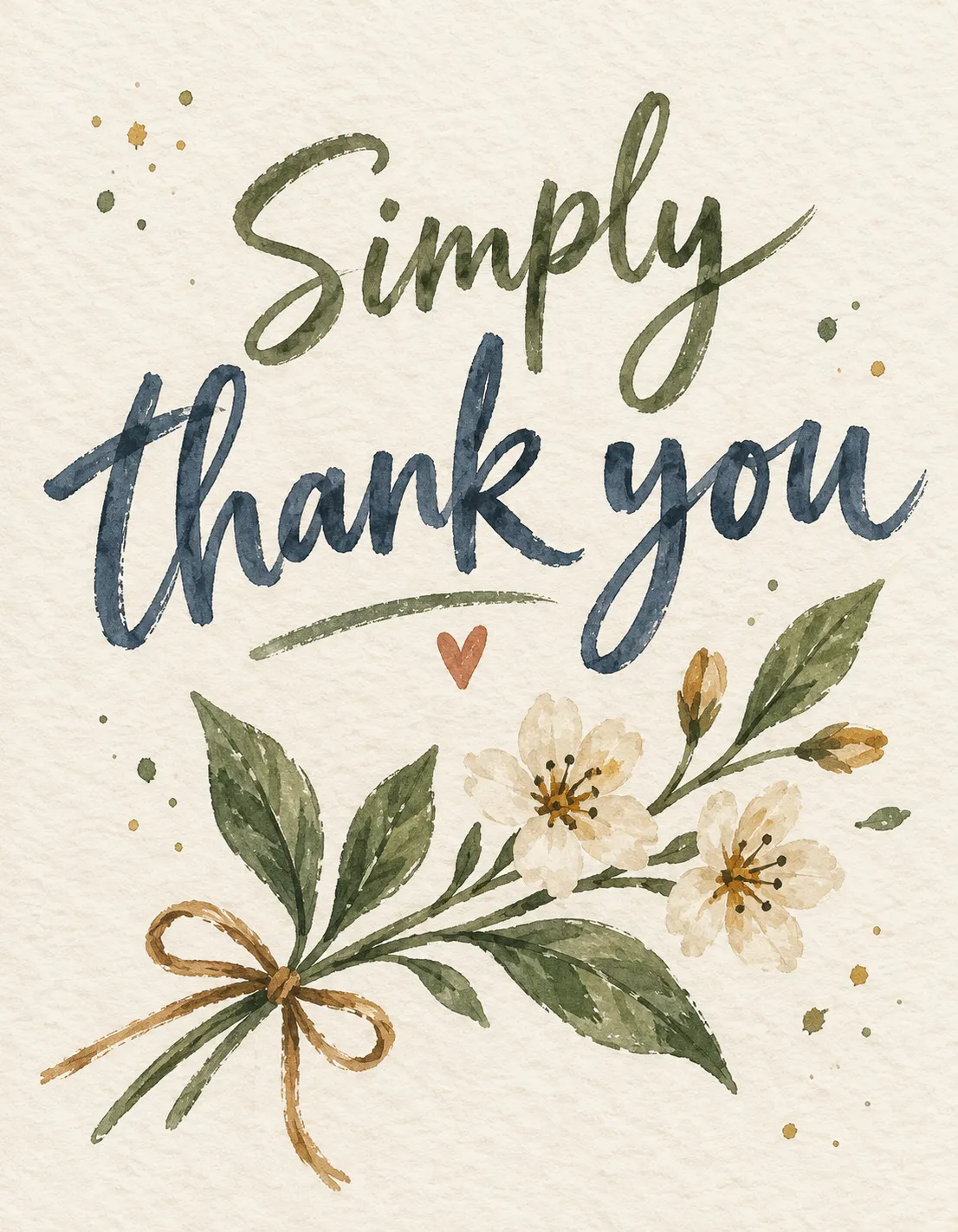 Thank You card illustration 1 of 8